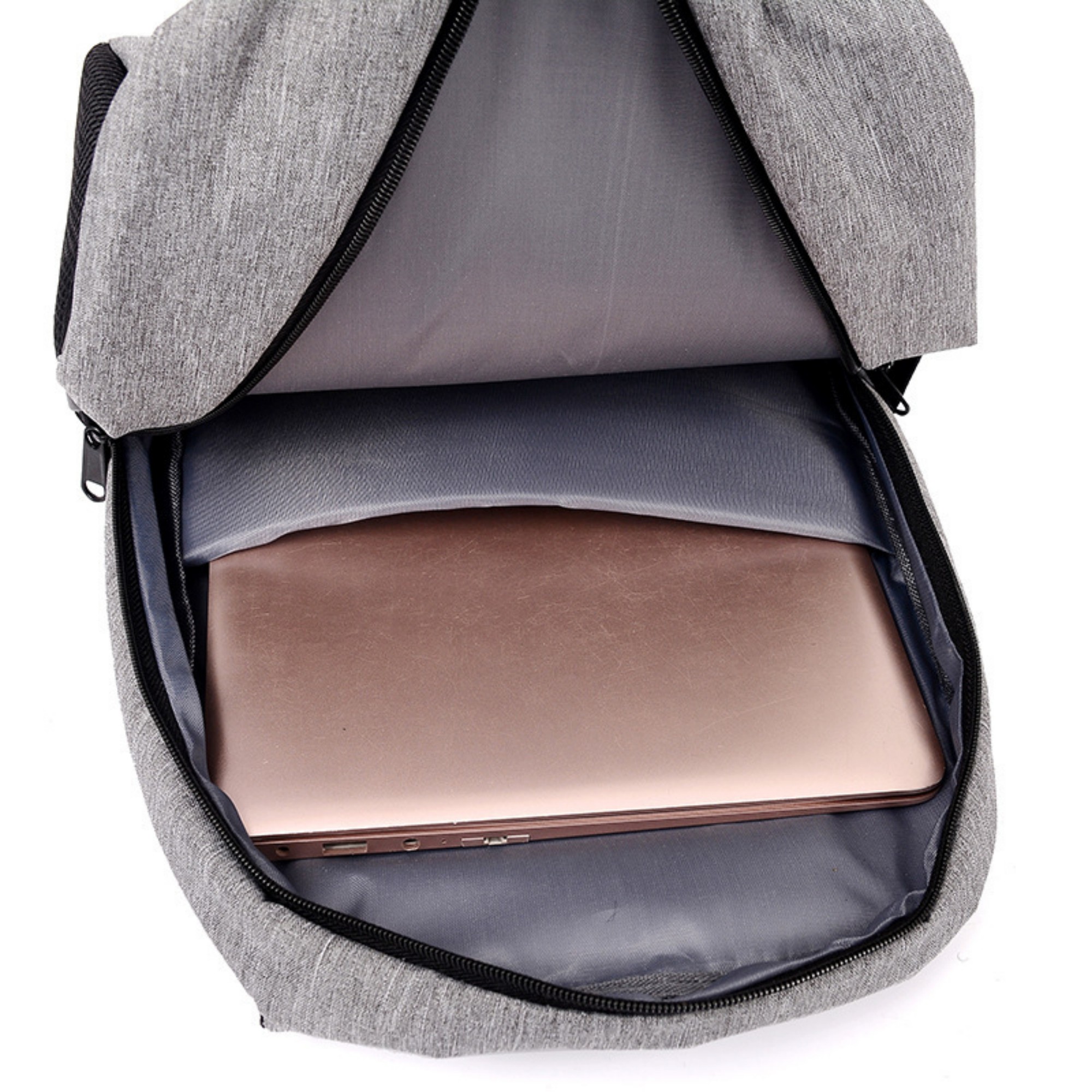 Oxford Fabric Backpack With USB Port 6