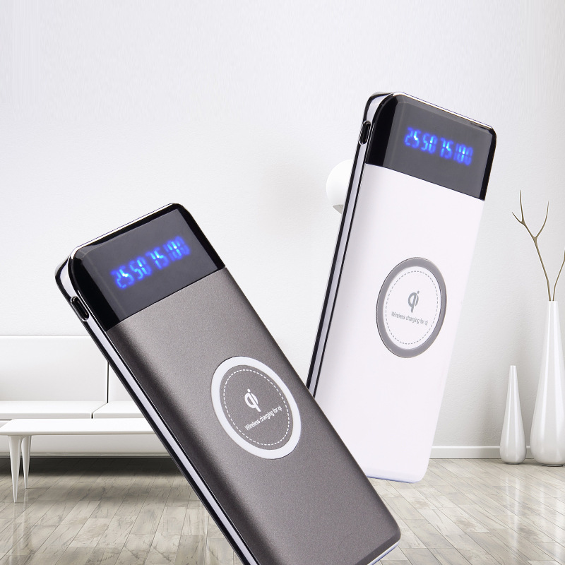 Portable Power Bank w/Wireless Charging Pad 9