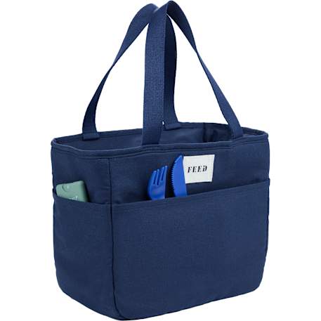 FEED Organic Cotton 9 Can Lunch Cooler 32