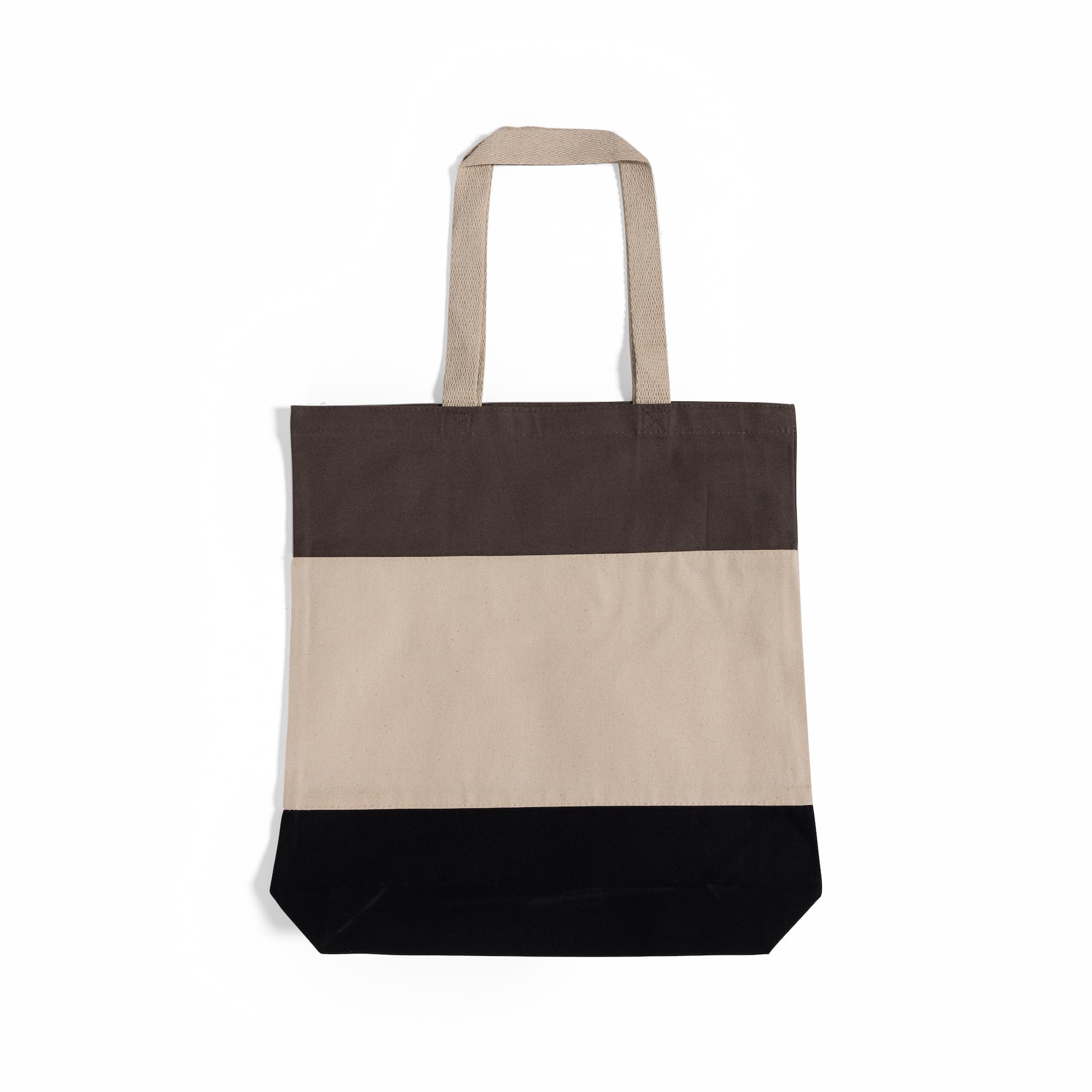 Tri-Color Canvas Tote Bag 16