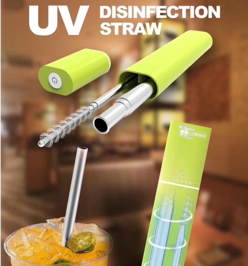 UV Disinfection Stainless Steel Straw 2
