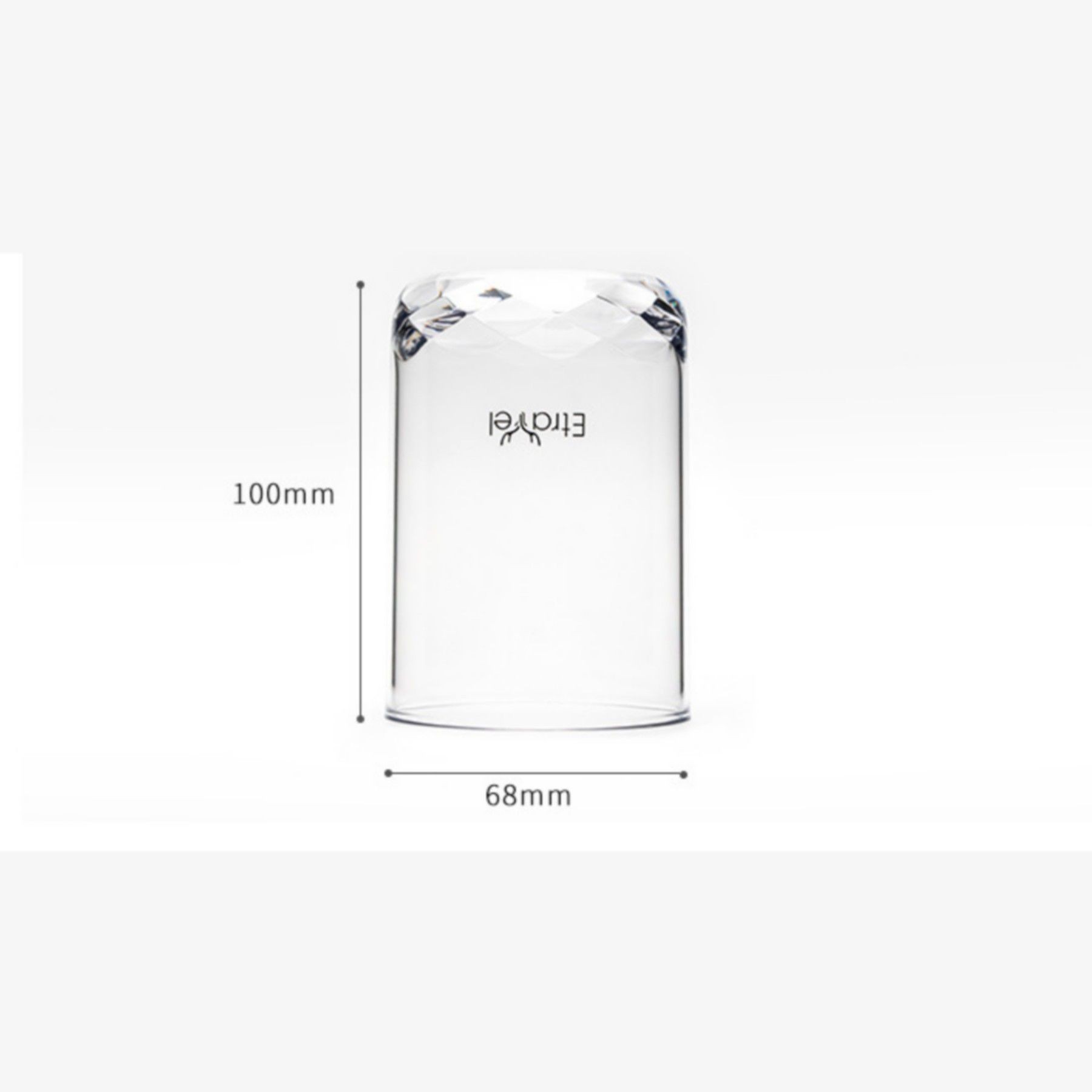 10 Oz Glass Tumbler Cup For Bathroom Toothbrush Drinks Cup 5