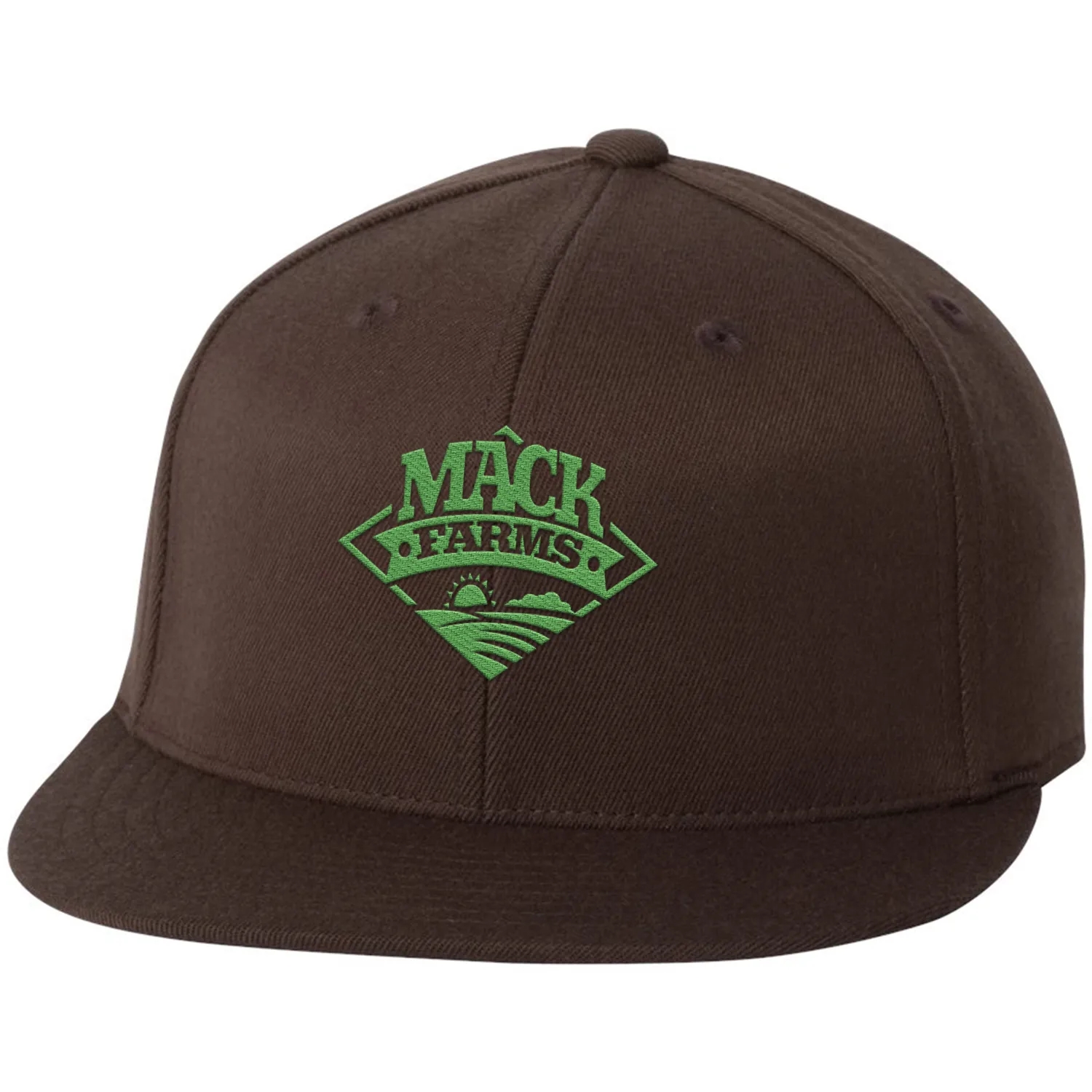 FLEXFIT 210 FLAT BILL CAP 11