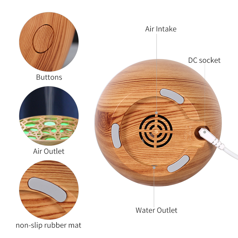 120ML Ultrasonic Aroma Diffuser and Humidifier with 7 Color 10