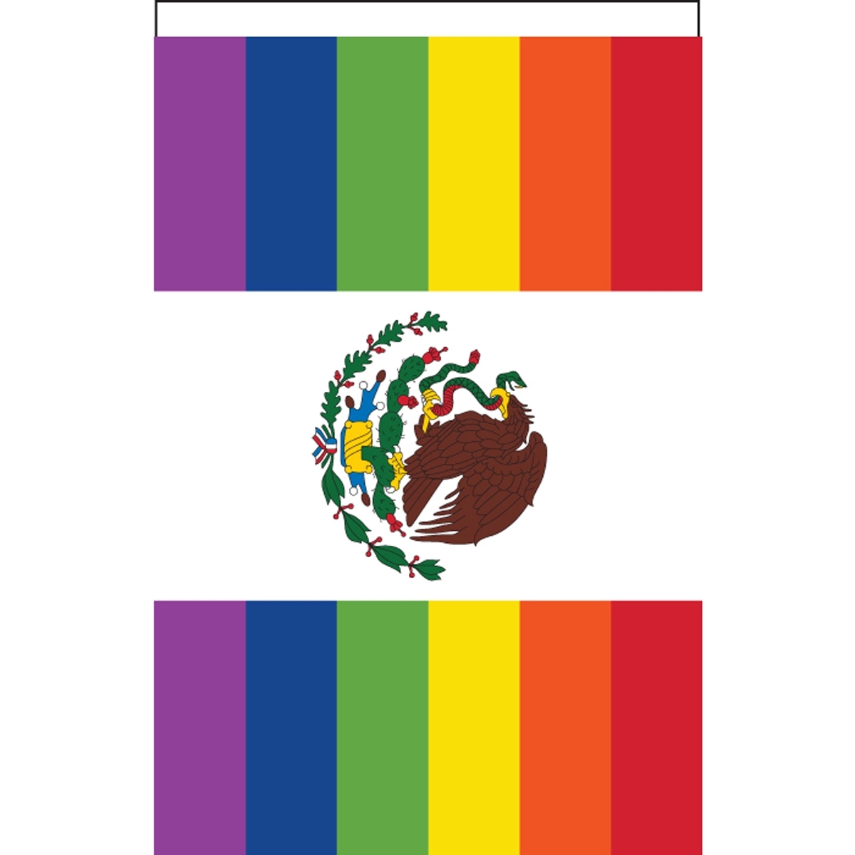Mexico Pride Deluxe Garden Flag 2