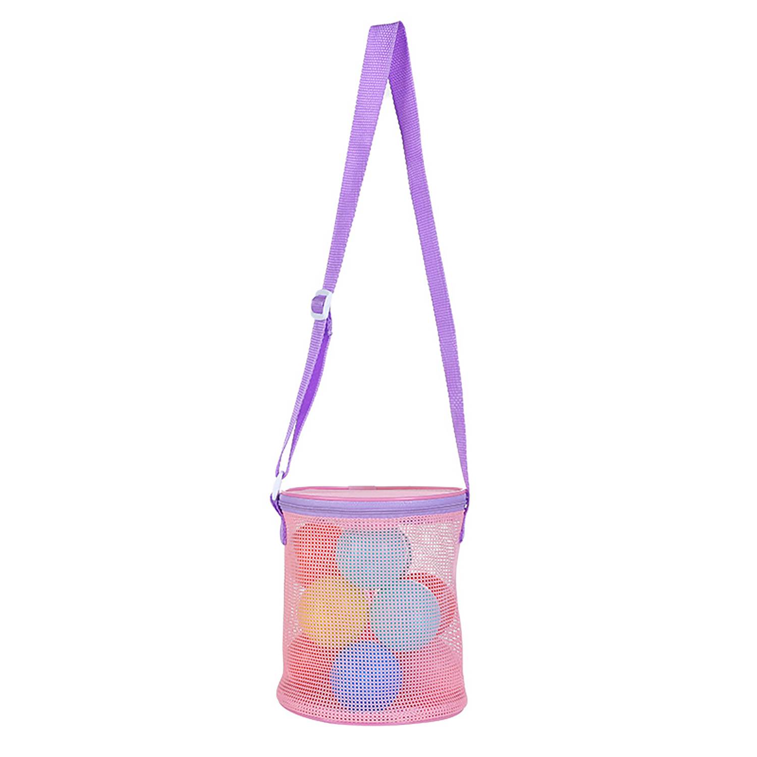 Kids Nylon Mesh Beach Toy Storage Bag 7