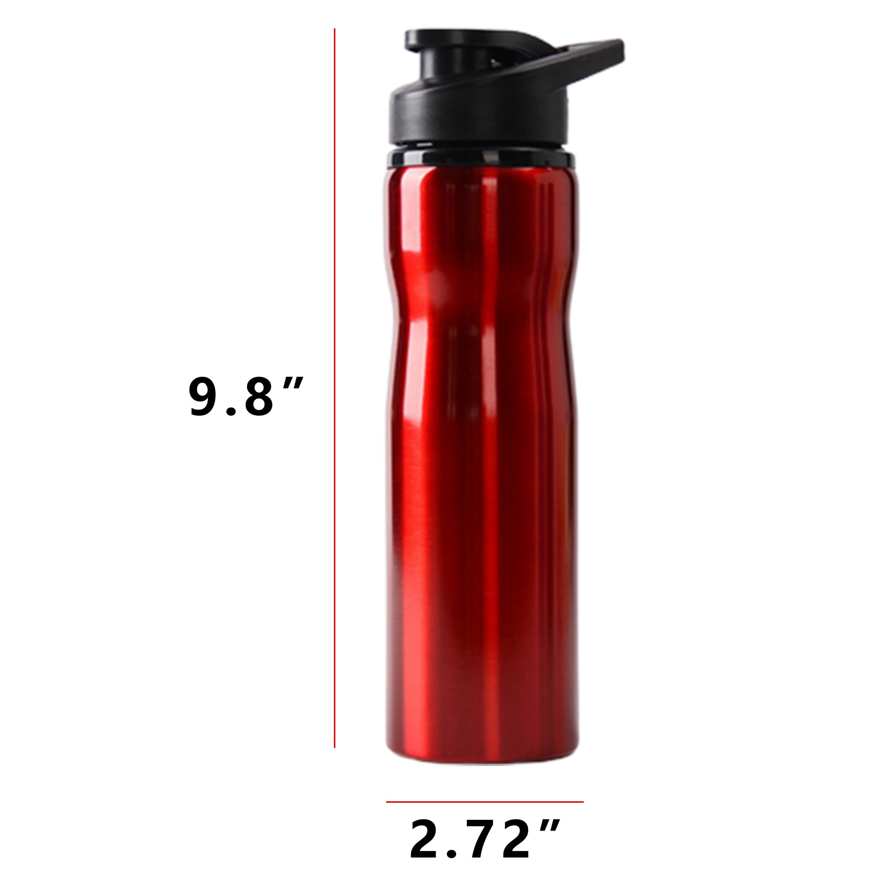 24Oz Stainless Steel Bike Bottle, custom water bottle with logo imprint 5