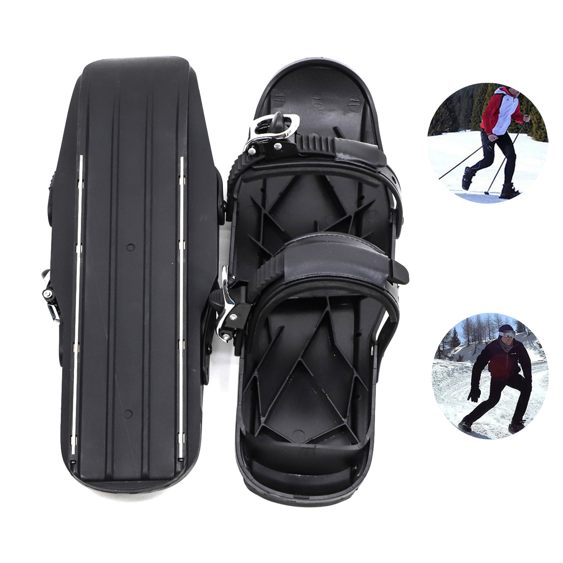 Skiskates - Short Mini Ski Skates for Snow 3
