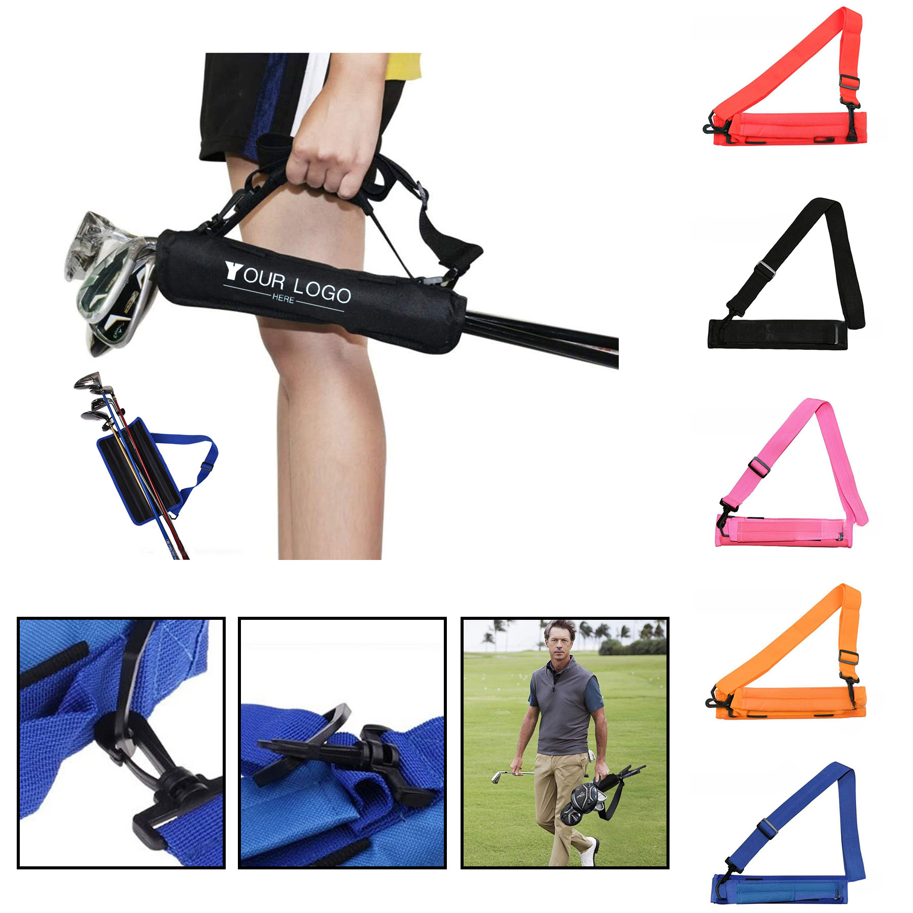 Portable Golf Club Lightweight Travel Carrier 2