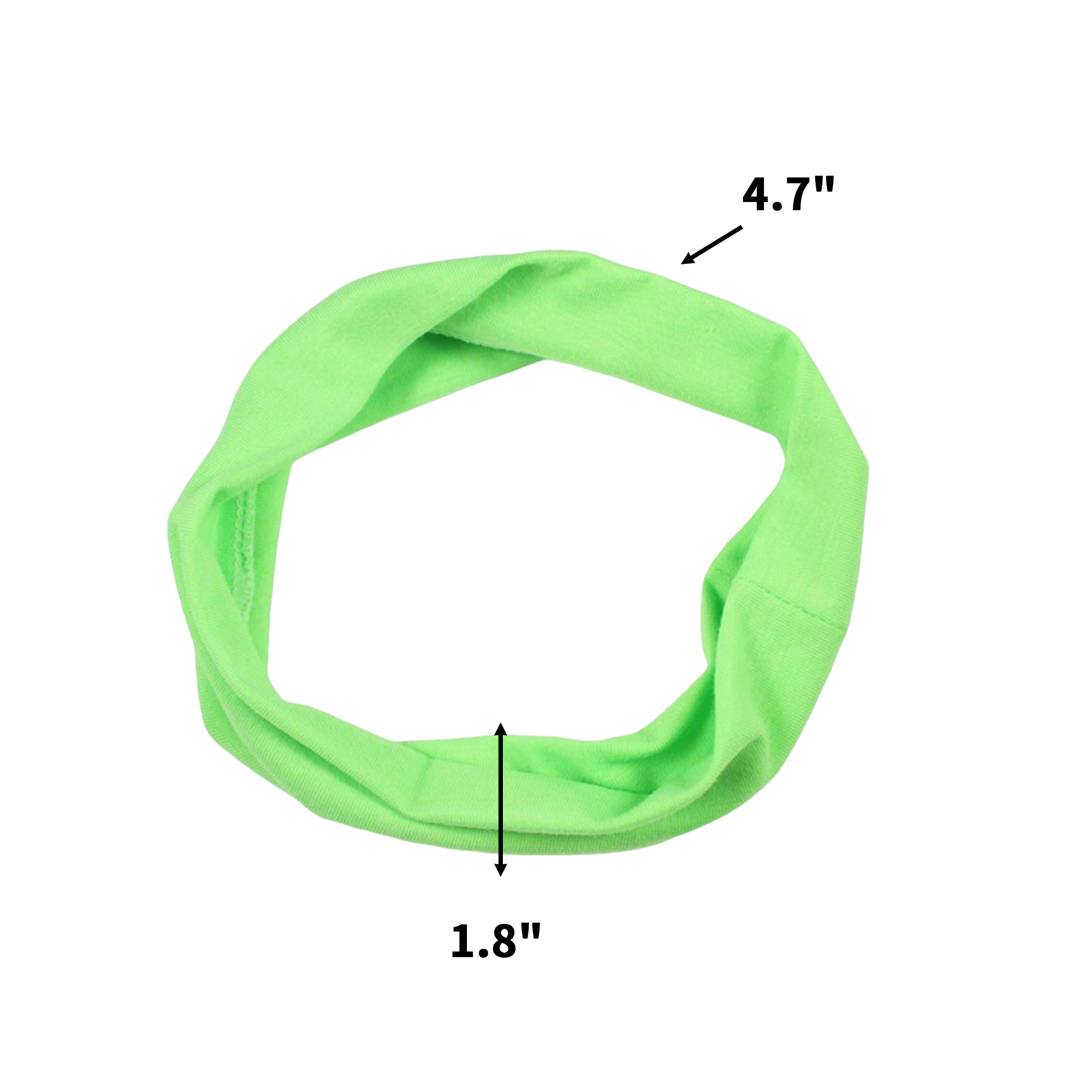 Athletic Moisture Wicking Headband 4.7" x 1.8" 3