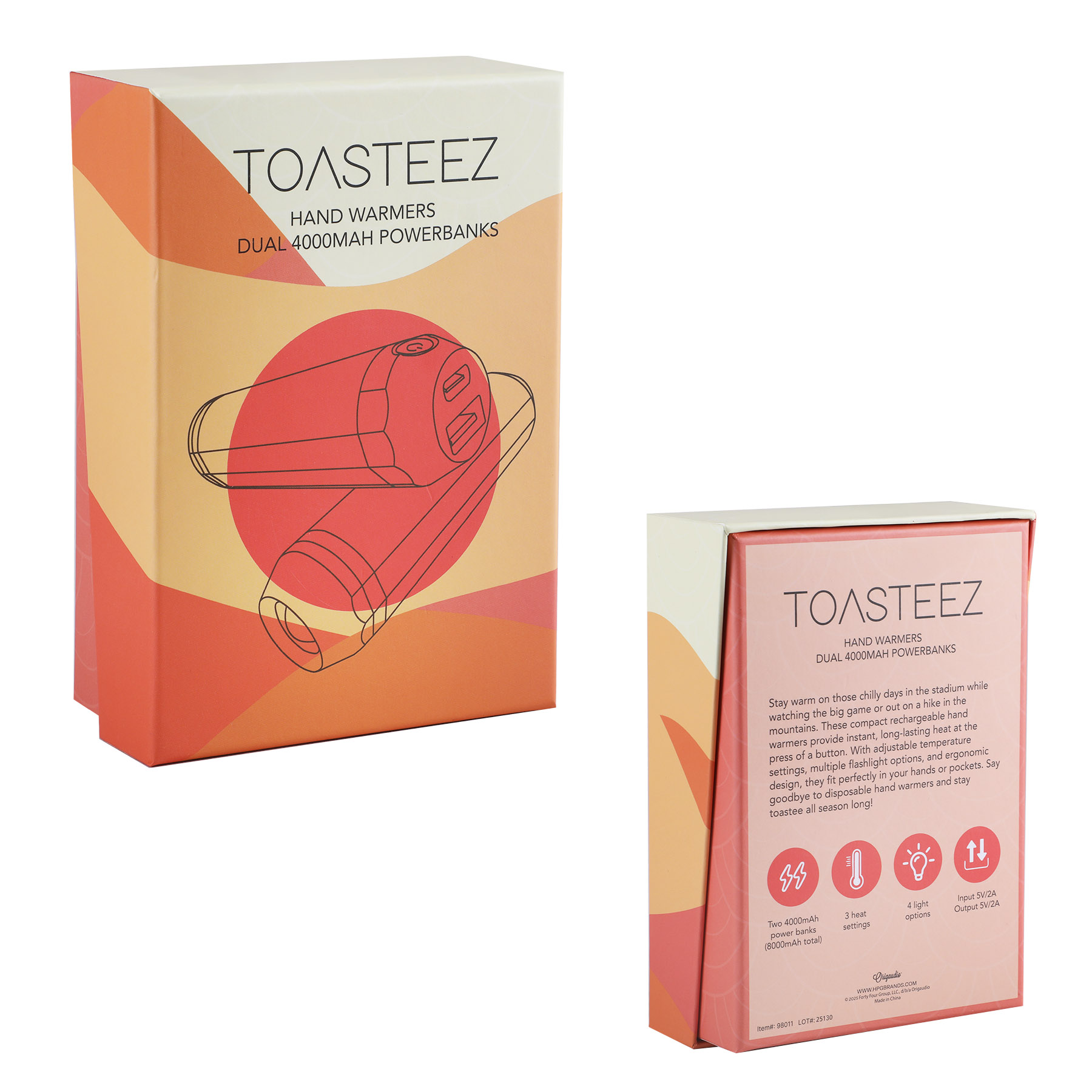 Toasteez 3In1 Handwarmers & Power Bank 11
