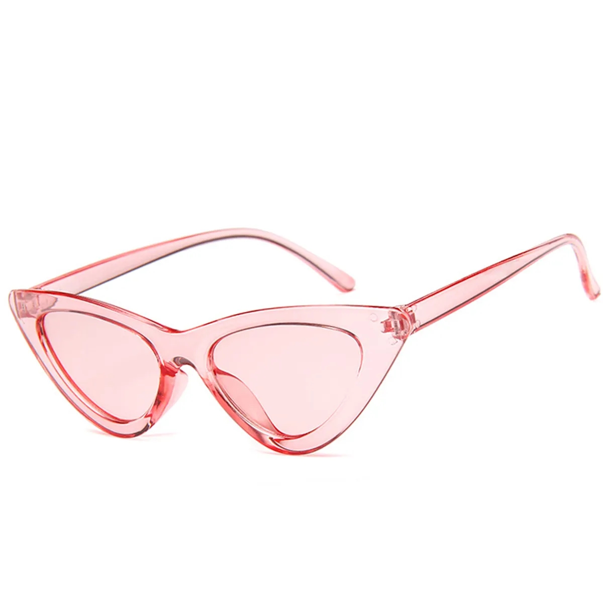 Vintage Fashion Shades Cat Eye Triangle Sunglasses 2