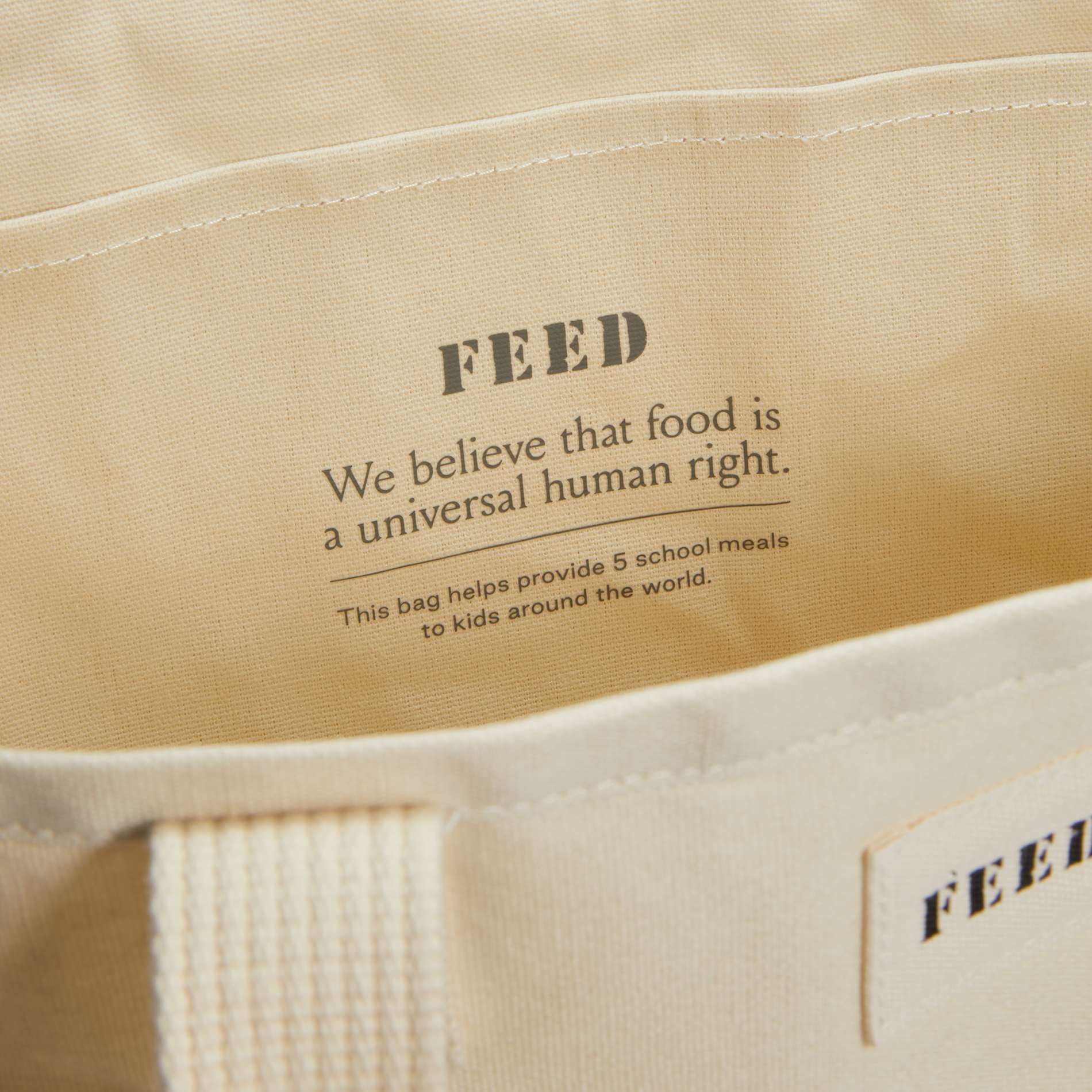 FEED Organic Cotton Weekend Tote 40