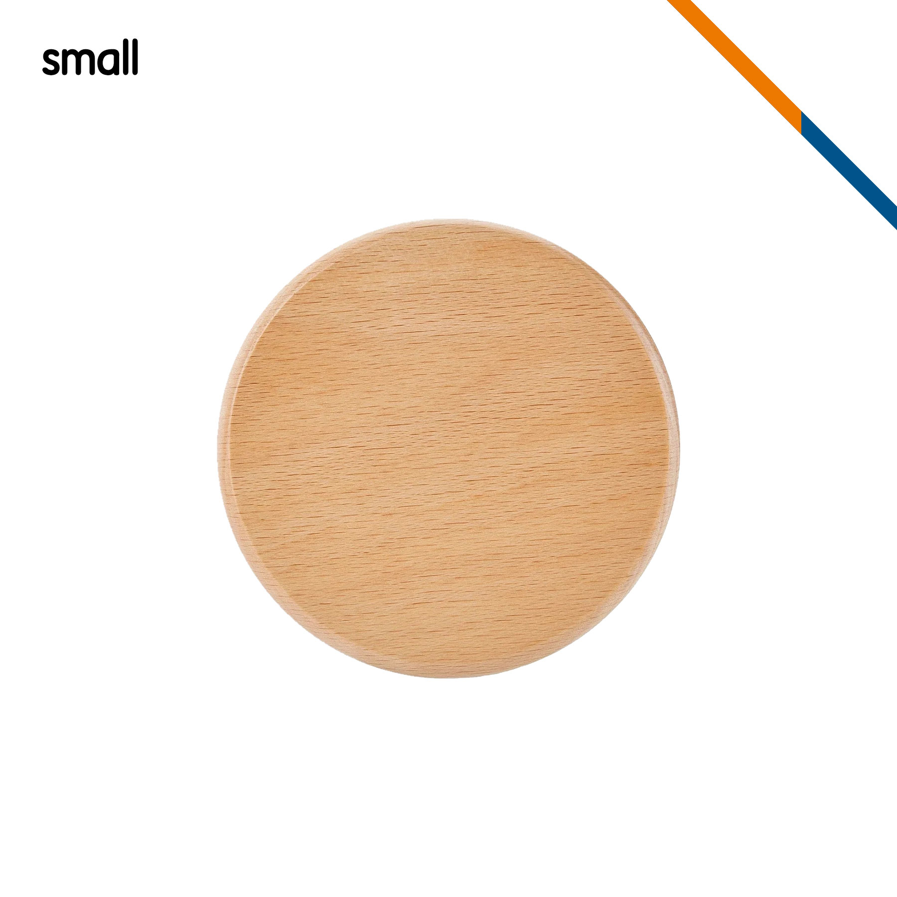 Valery Beech Wood Round Coaster 5
