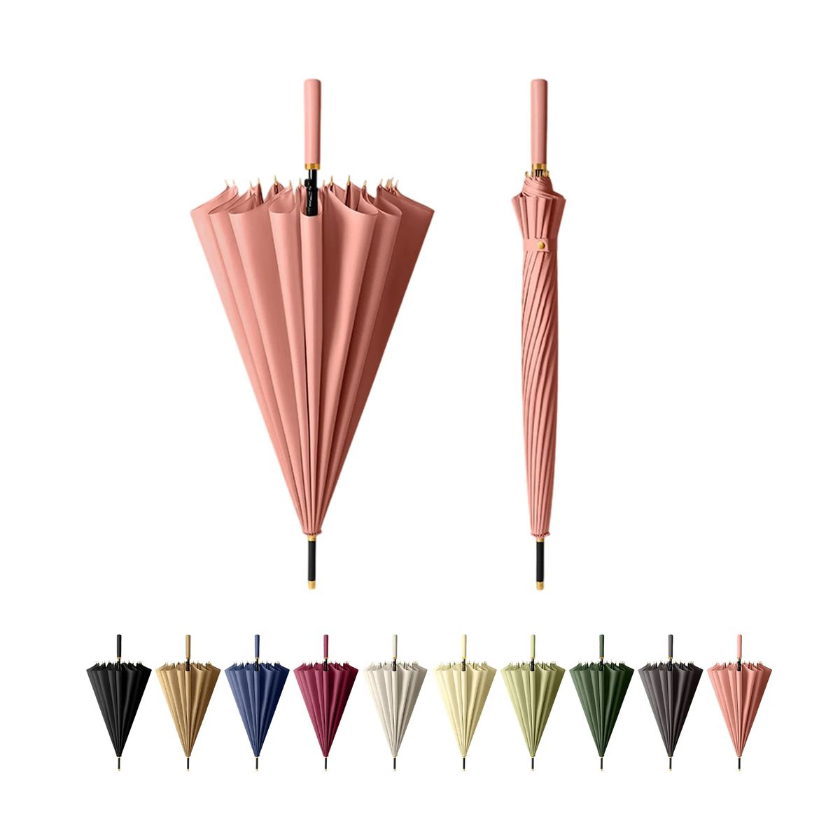 Percussion Cloth Umbrella with Comfortable Grip Handle 1