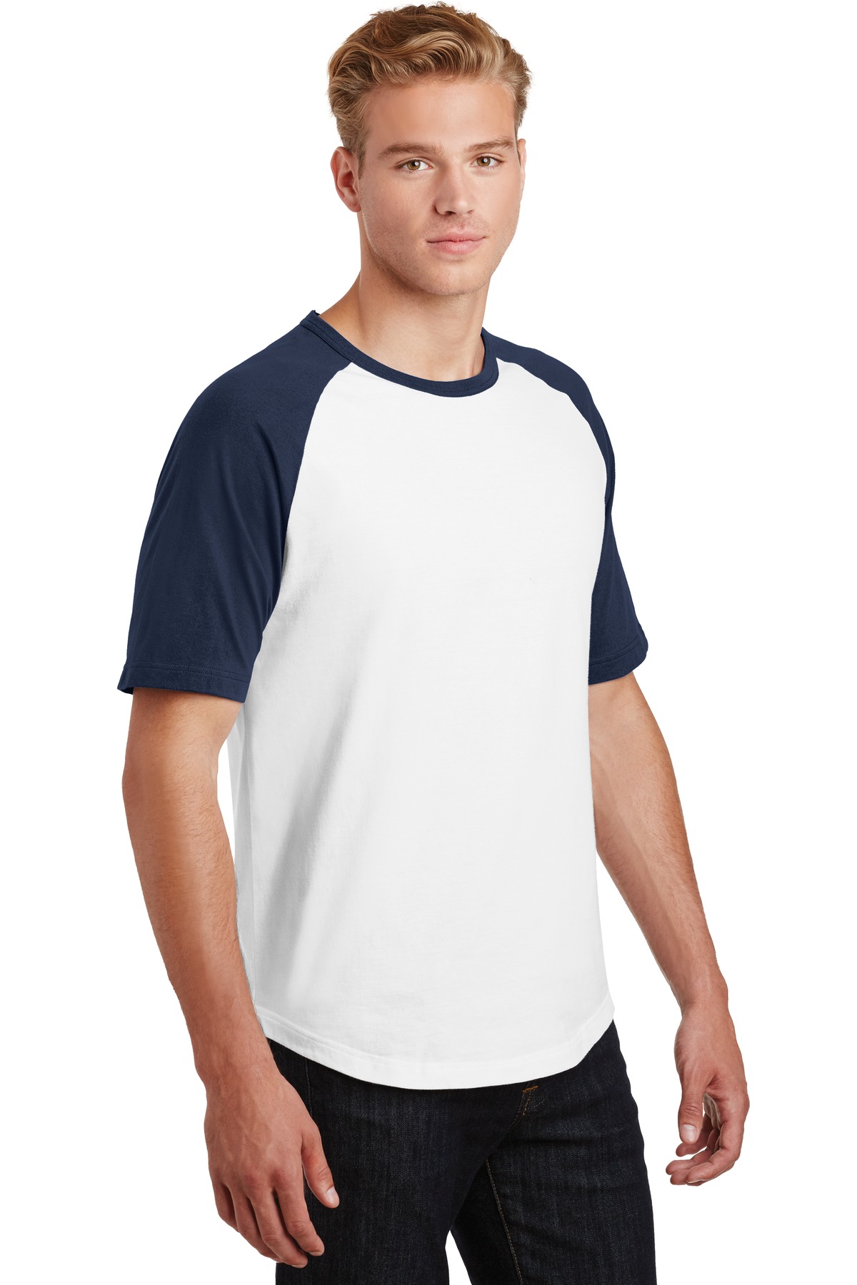 Sport-Tek Short Sleeve Colorblock Raglan Jersey. T201 40