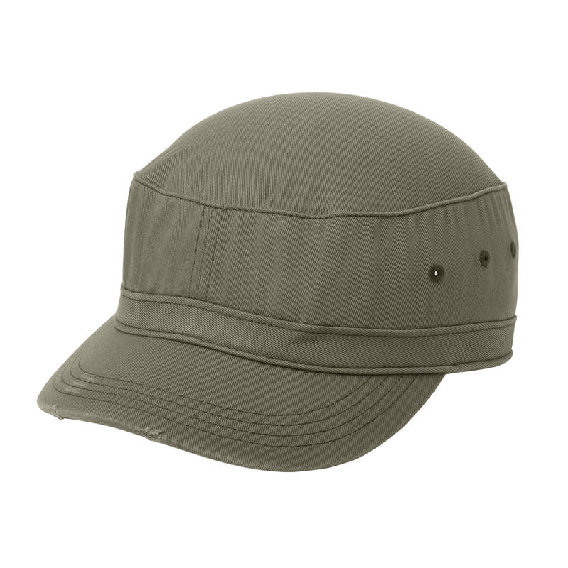 District Distressed Military Hat. 6