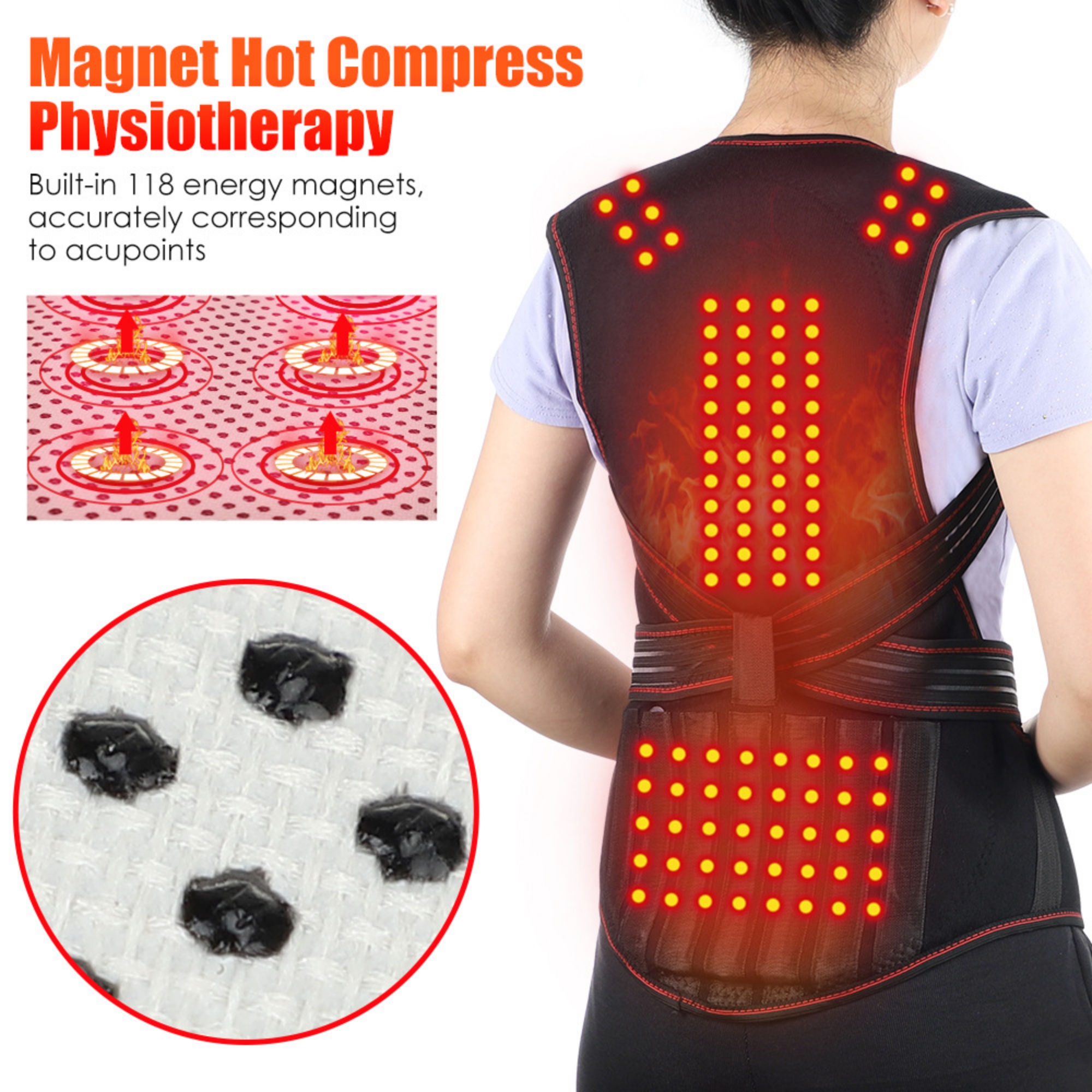 Self-Heating Physical Therapy Back Brace 3