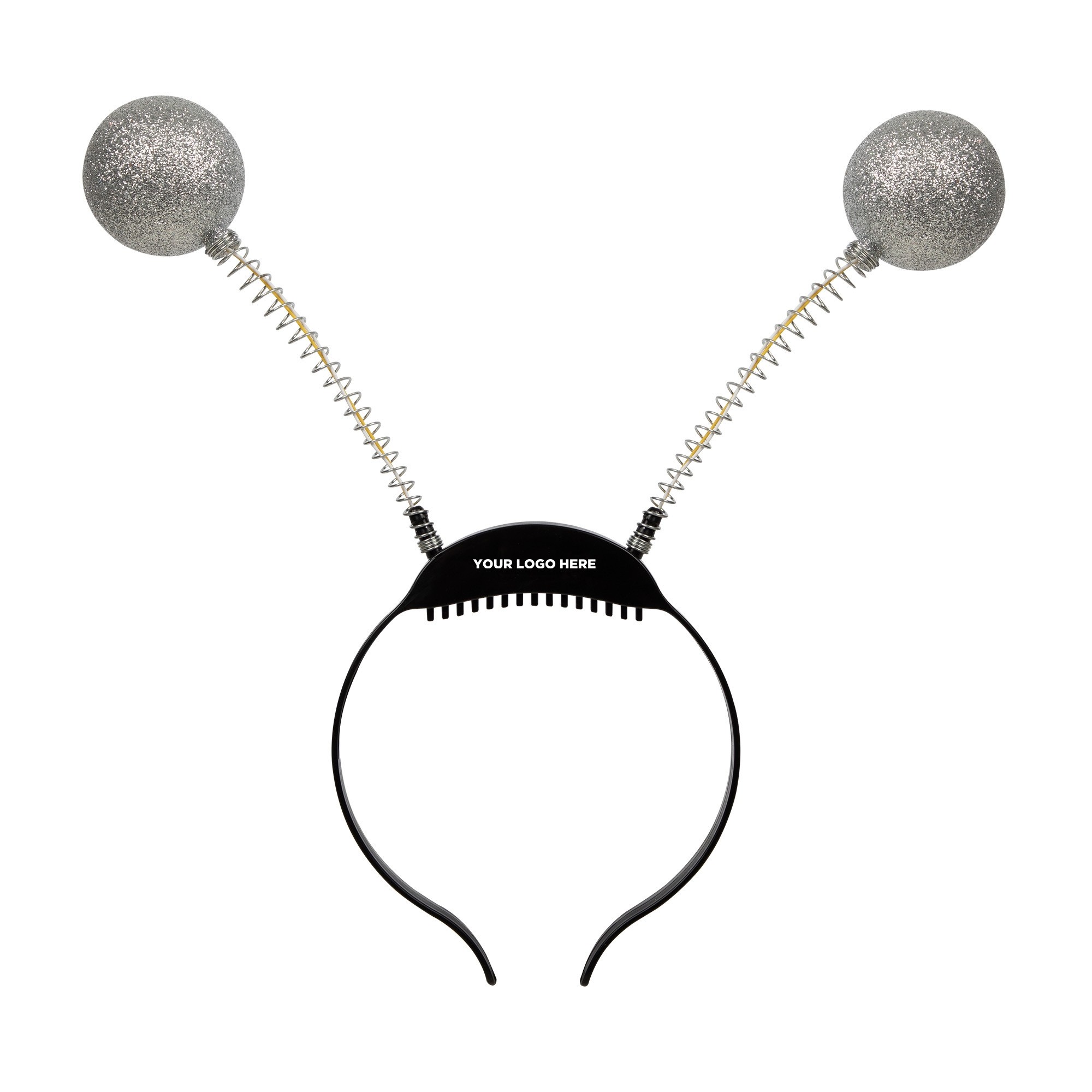 Silver Glitter Bobble Light Up Head Bopper 6