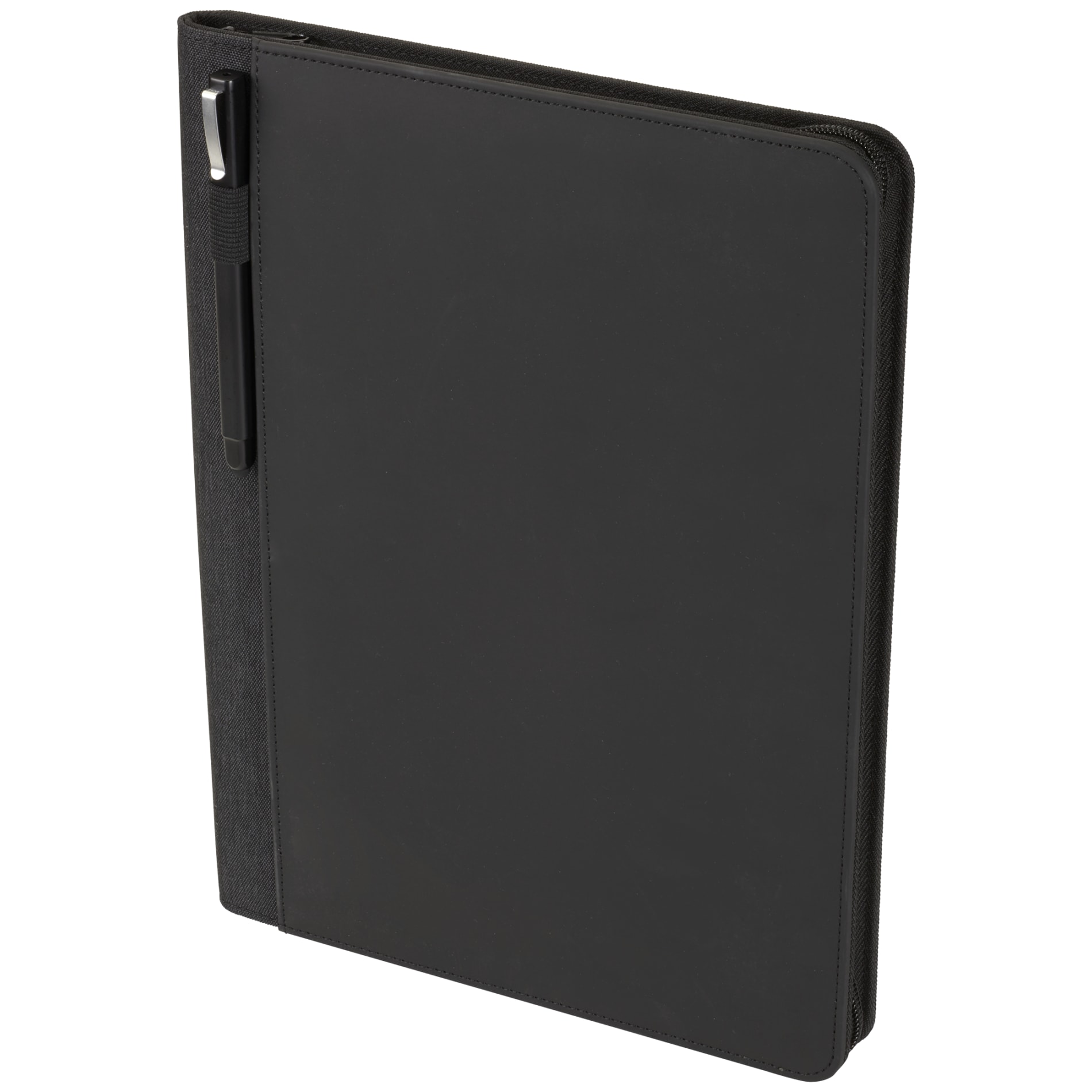 FSC® Mix Vienna Heathered Zippered Padfolio 10