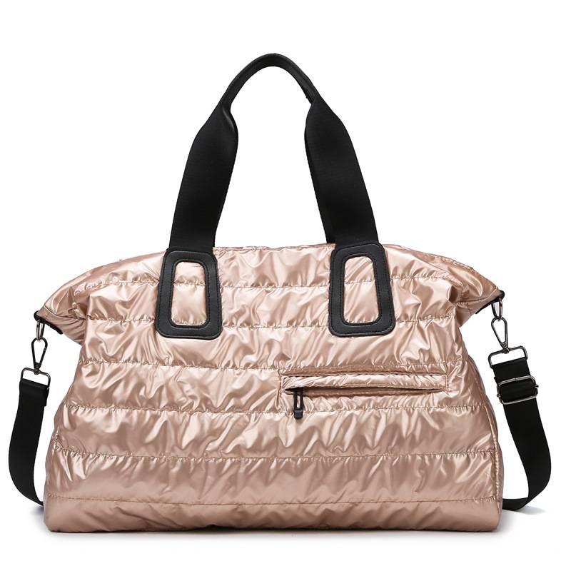 Large Puffer Quilted Tote Bag 8