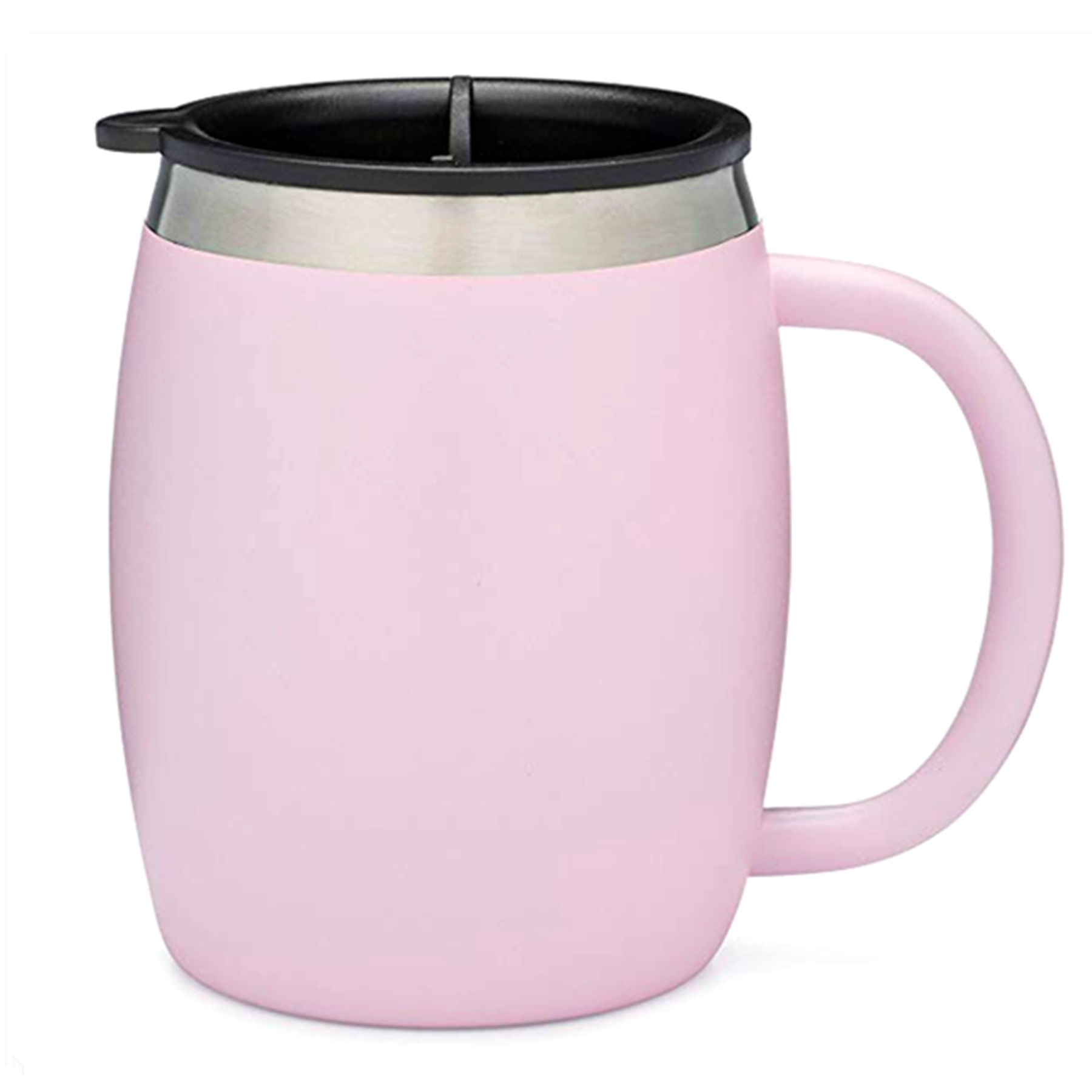 14 Oz. Double Wall Beer Mug With Lid & Handle 8