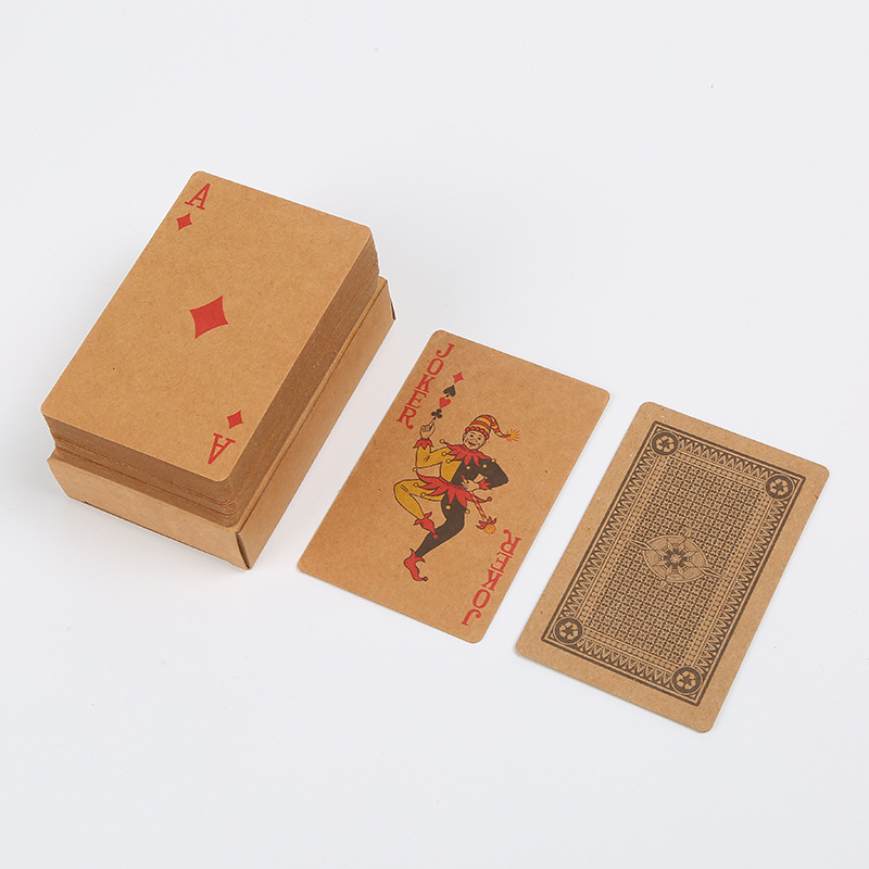 Eco-Friendly Kraft Paper Poker Playing Card 7