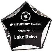 Black/Clear Luminary Star Acrylic Award 1
