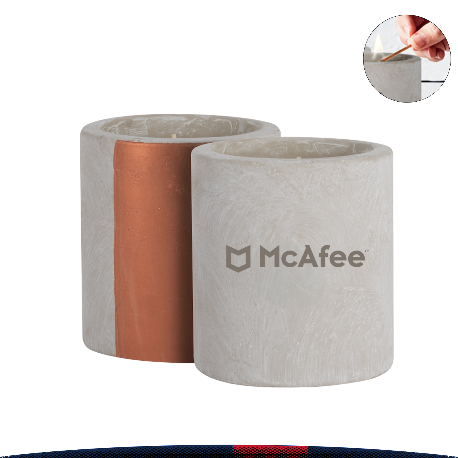 3 oz. Reluin Concrete Candle 2
