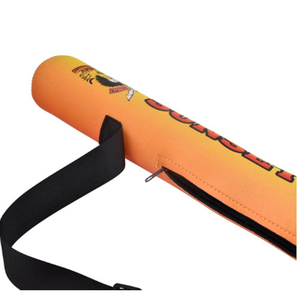 6 Can Neoprene Tube Cooler, custom koozie with logo imprint 4