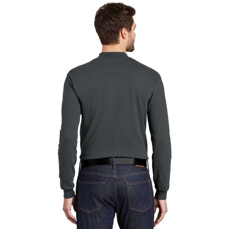 Port Authority Interlock Knit Mock Turtleneck. 6