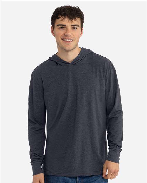 Unisex CVC Hoodie Long Sleeve T-Shirt - 6221 39