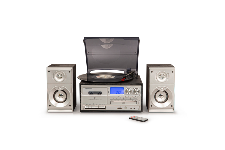 Crosley Eclipse 9-In-1 Record Player with Speakers 2