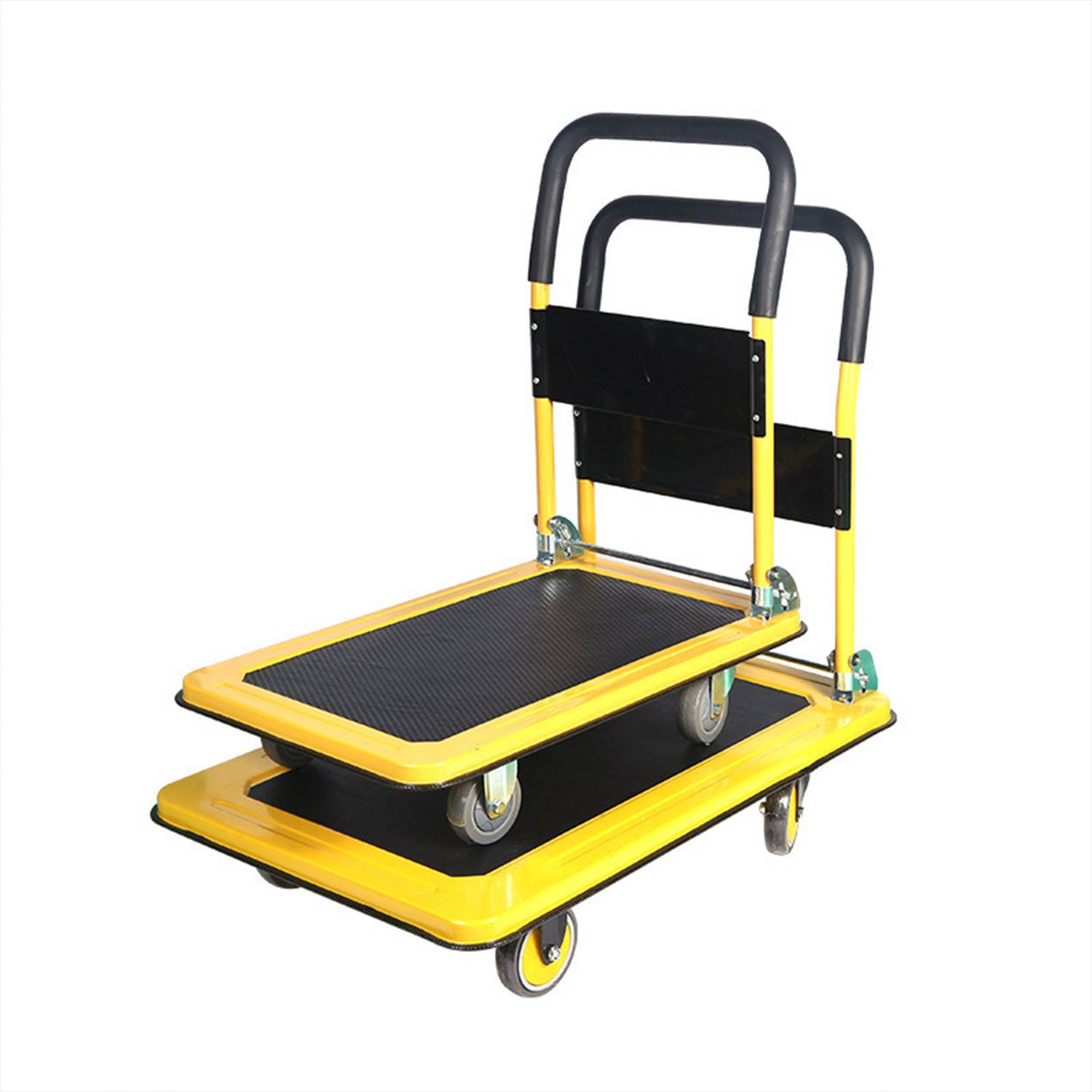 Foldable Rolling Hand Truck Platform Dolly Cart 5