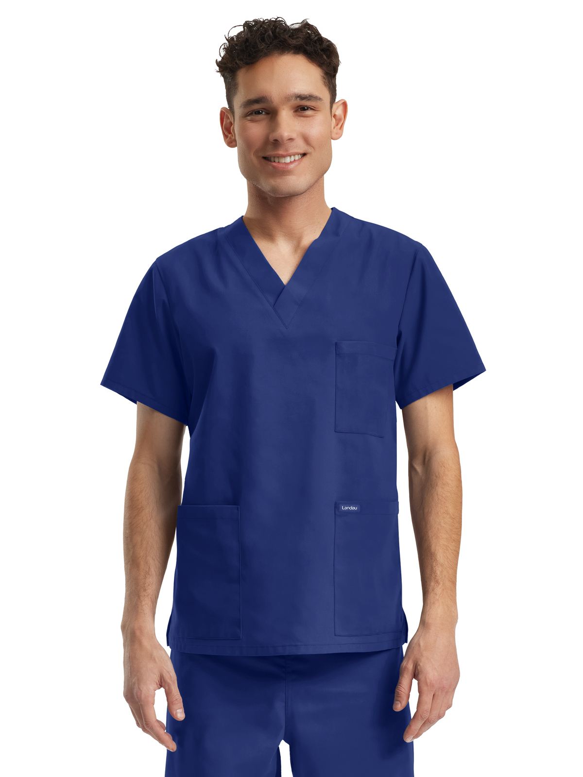 Landau - Essentials - Unisex Three-Pocket V-Neck Top 15