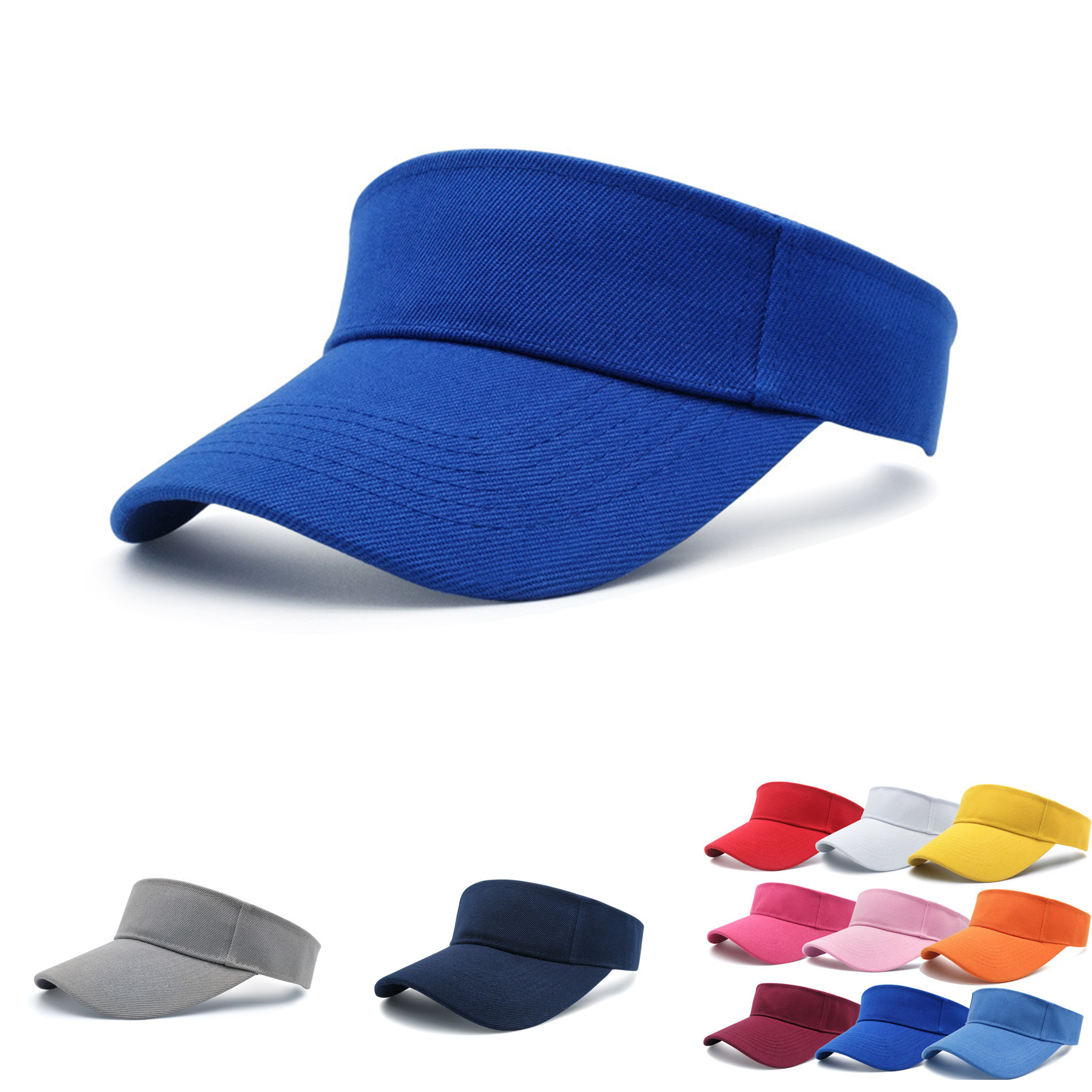 Cotton Sun Visor Hat 2