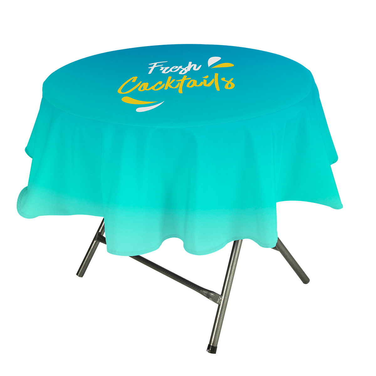 60" Square Non-Fitted Standard Table Cover 2