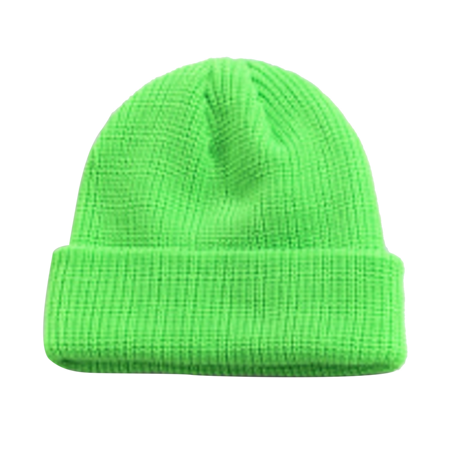 Premium Stock Ribbed Cuffed Short Length Beanie - Acrylic 15