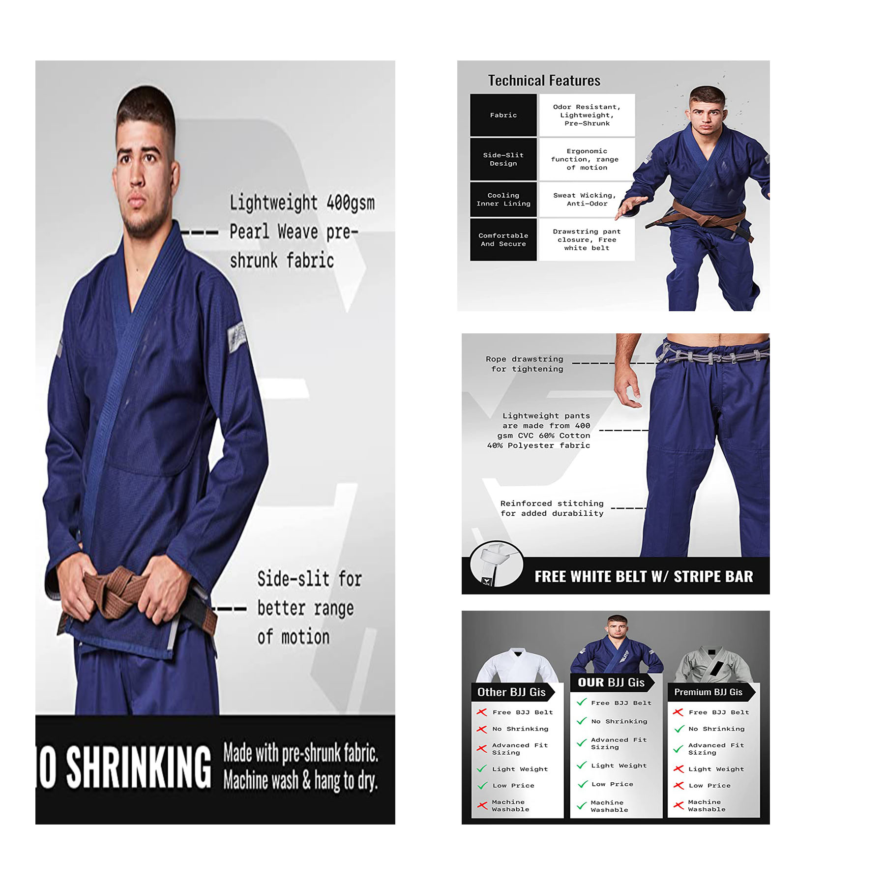 Brazilian Jiu Jitsu Suit For Men 2