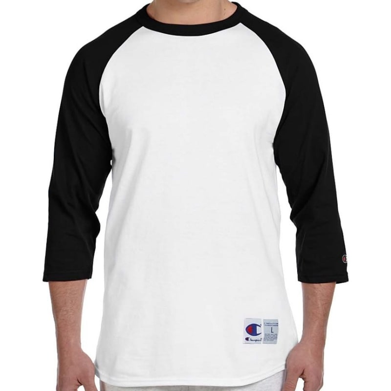 Champion 5.2 Oz. Raglan Baseball T-Shirt 1