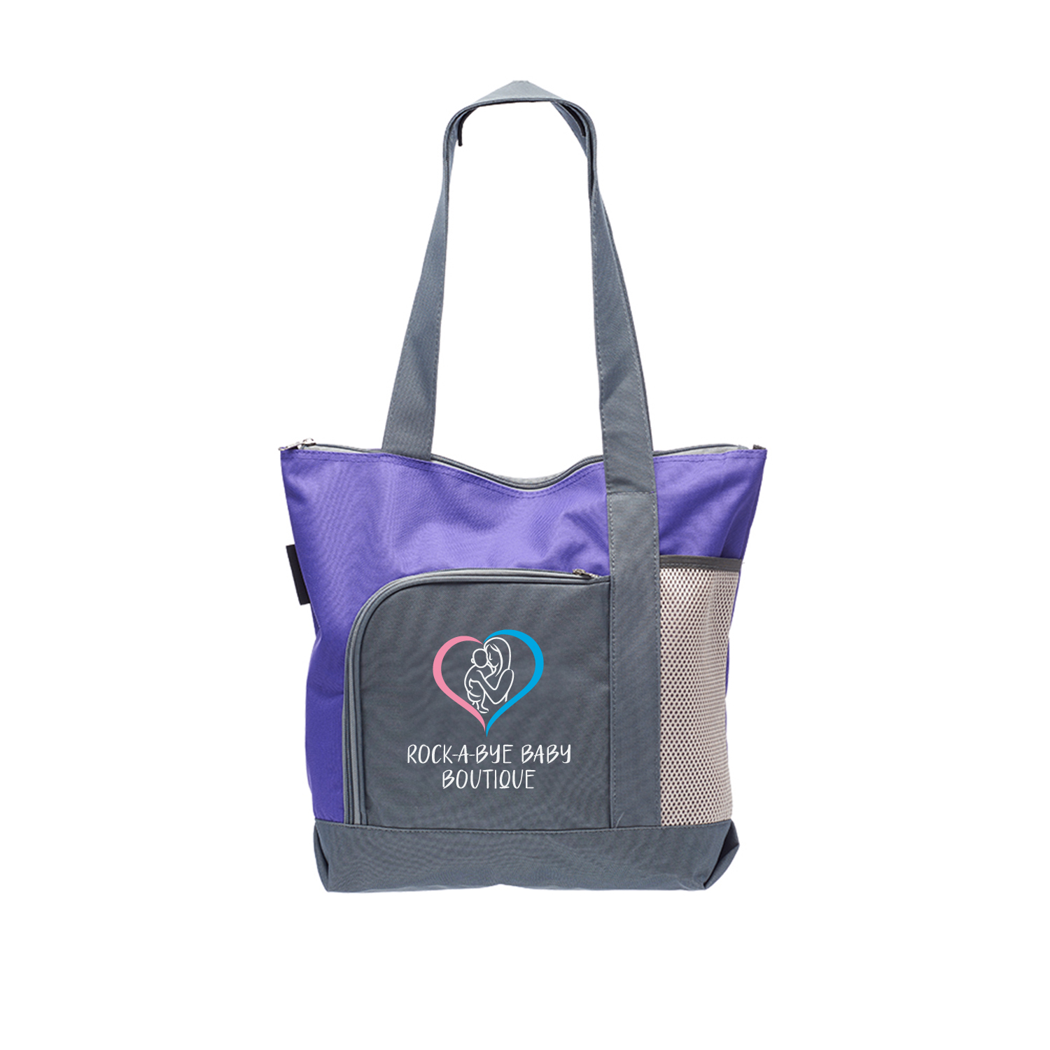 Pioneer Two-Tone Tote Bag (Full Color Imprint) 6