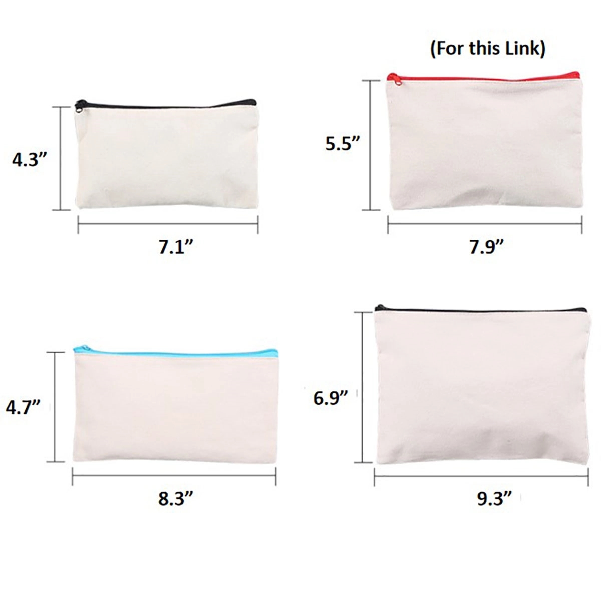 Craft Bag Canvas Pencil Case Pouch 2