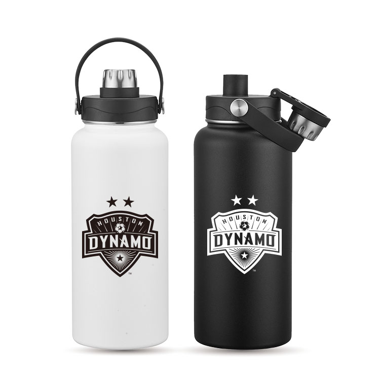 34 oz. Vacuum Handle Water Bottle w/Leak-proof Lid, custom water bottle with logo imprint 3