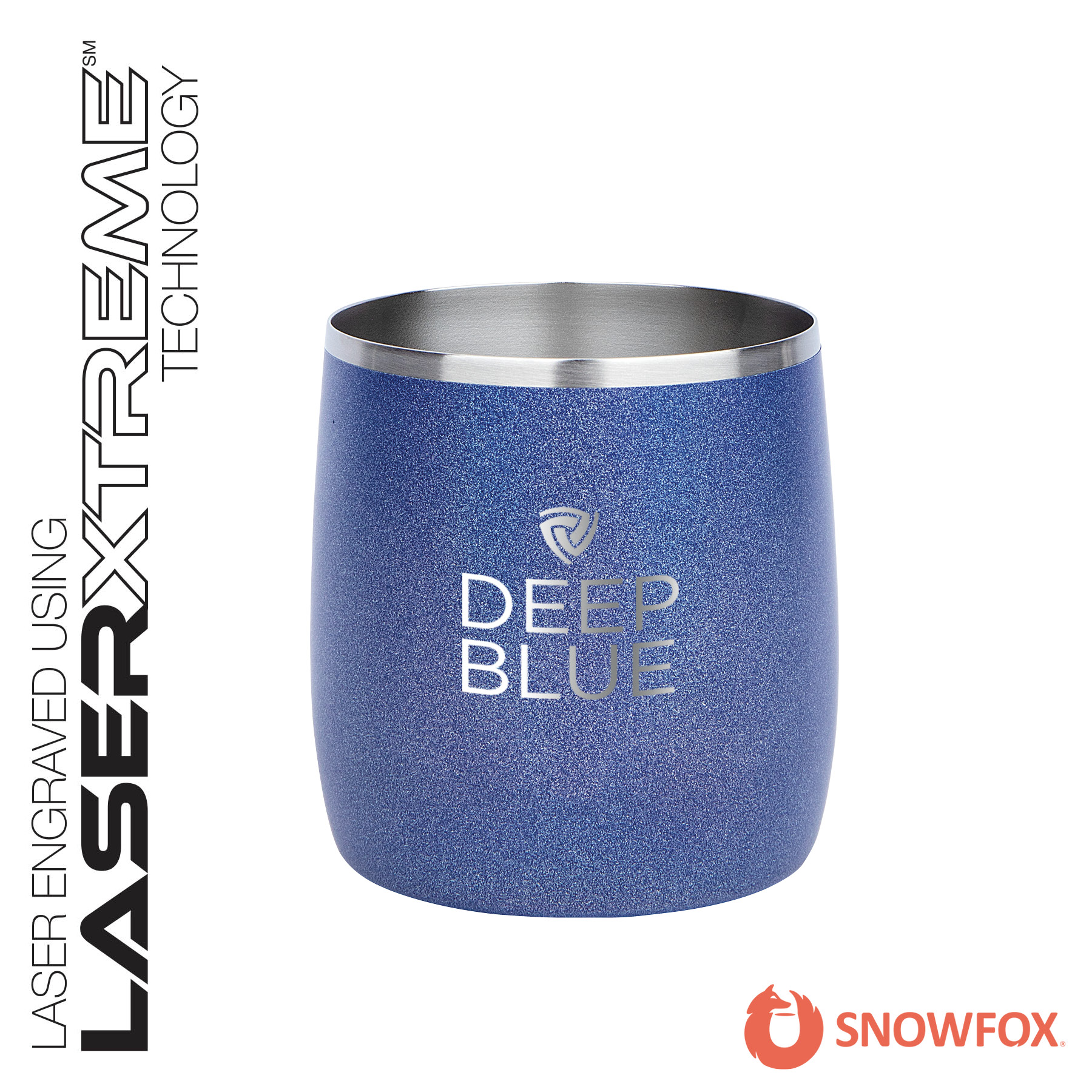 Snowfox® 11 oz. Shimmer Finish Vacuum Insulated Whiskey Rocks Tumbler 13