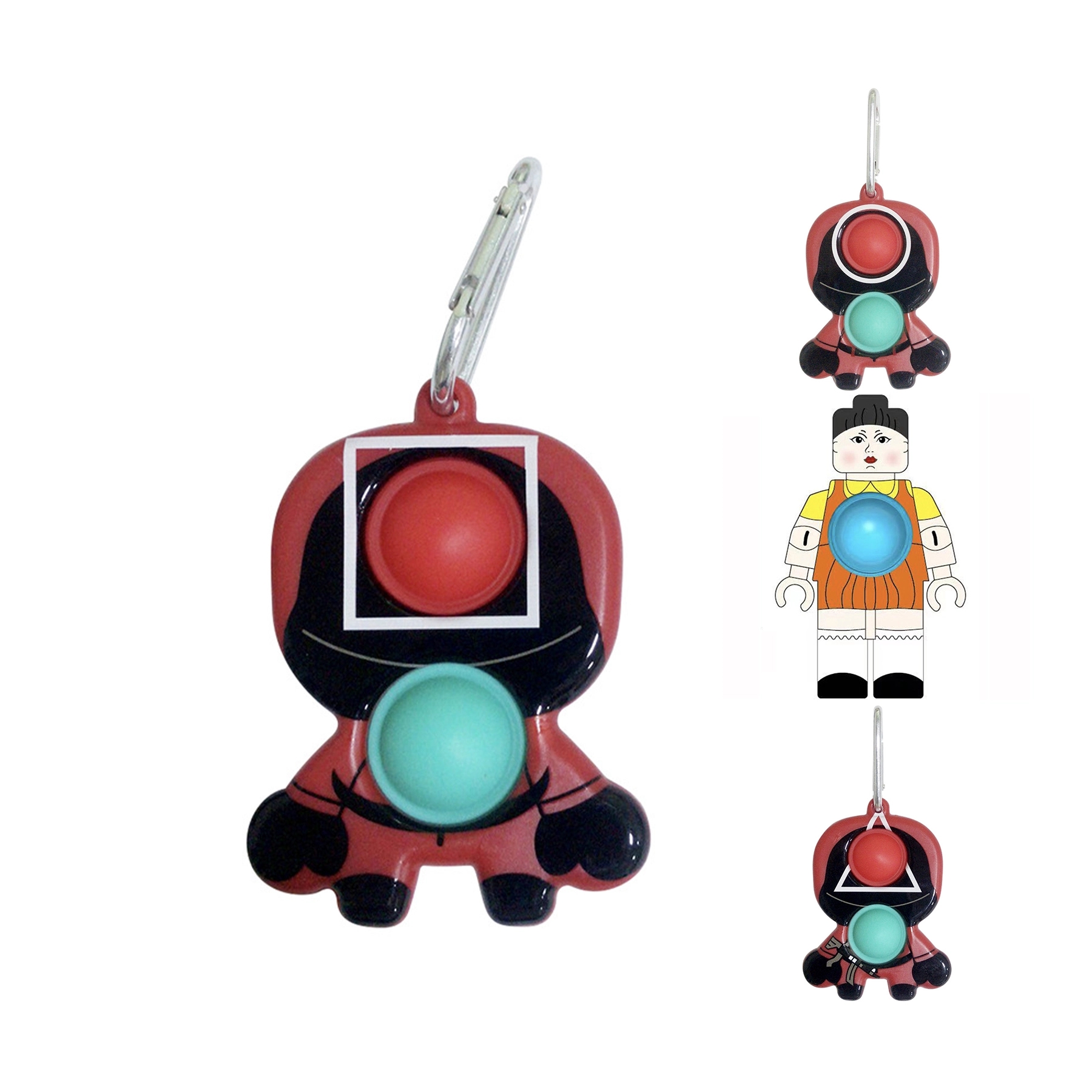 keychain pendant Fidget Carabiner Clips 2