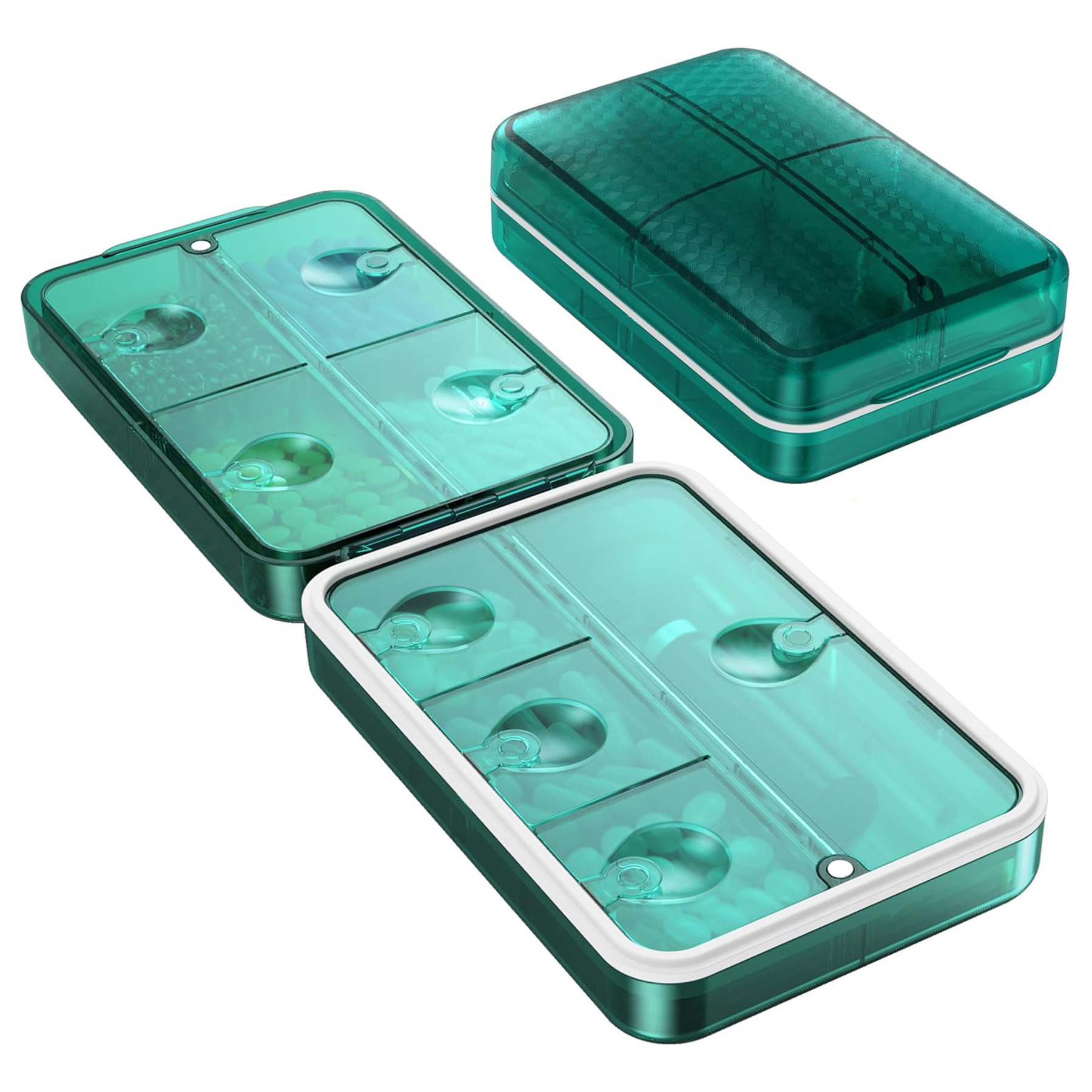 8 Compartment Portable Pill Organizer 2