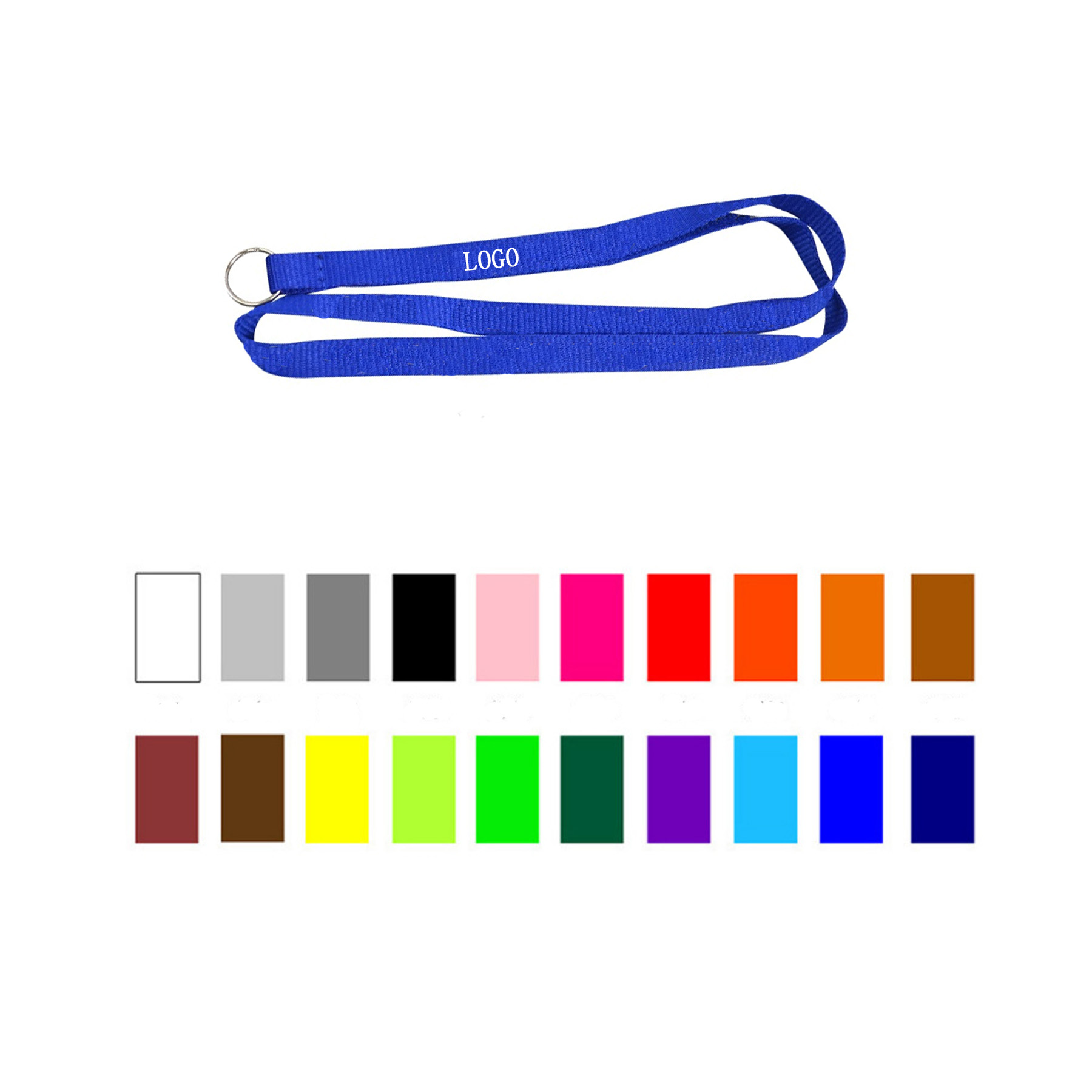 Polyester Lanyard With O Ring 2