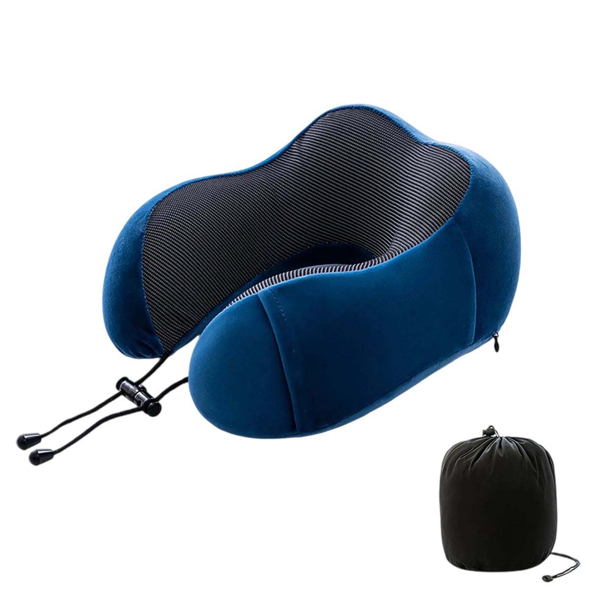 Soft Spandex Travel Pillow for Planes Trains and Cars 1