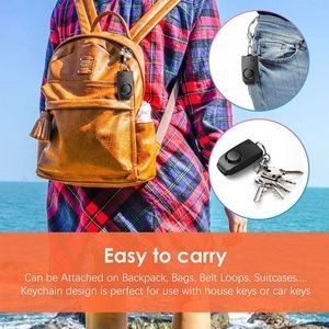 Safety Alarm Keychain With Whistle And 120DB Panic Sound 11