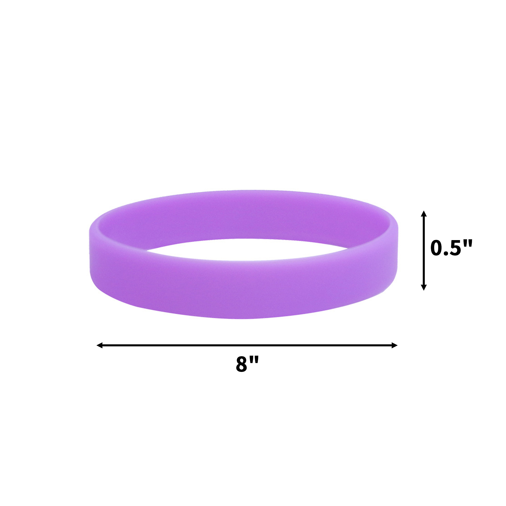 Color Silicone Wrist Band With Logo Print 4